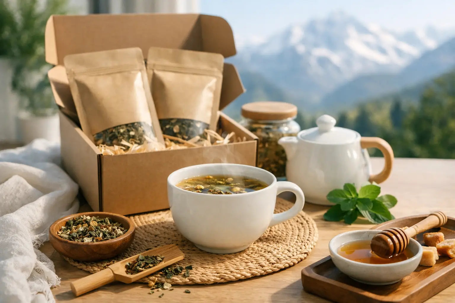 Organic Tea Delivery in Switzerland for Daily Rituals