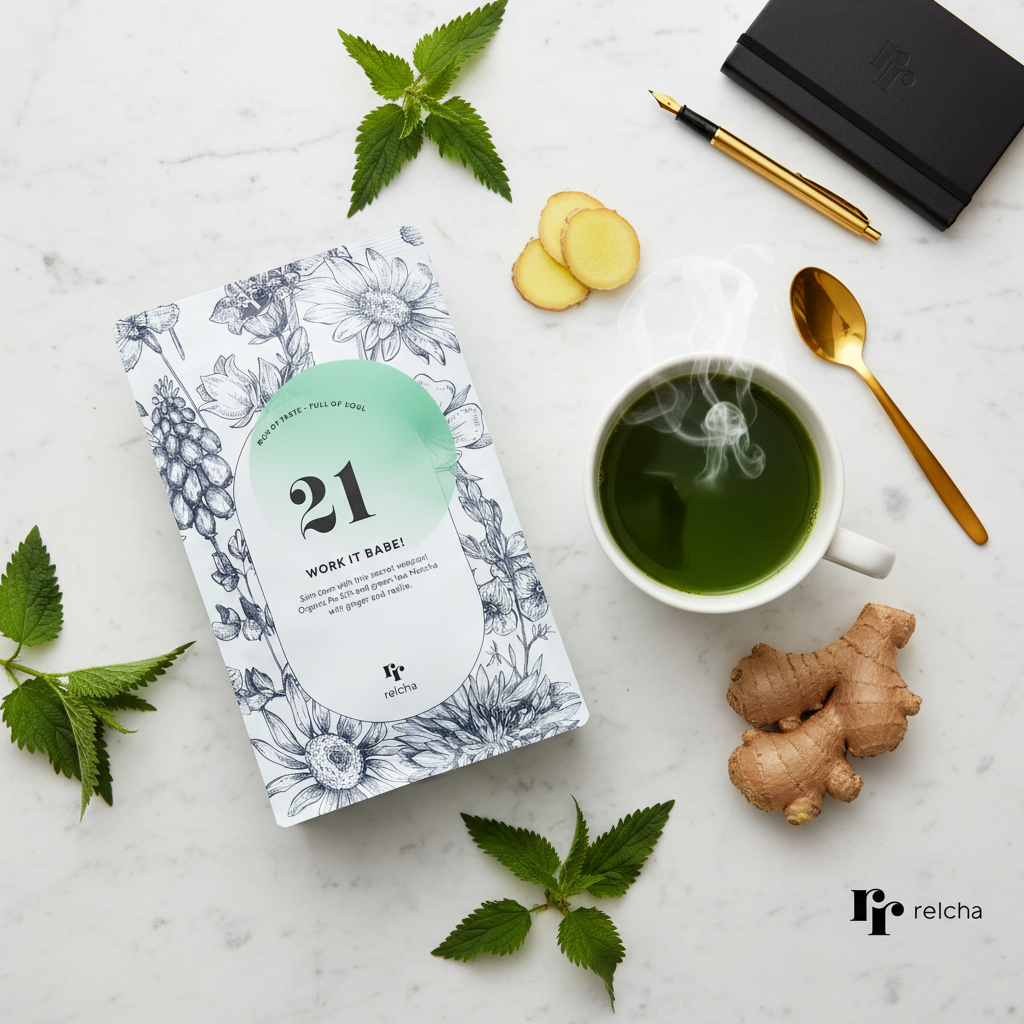 
                  
                    Work It Babe! Daily Reset Detox Tea (Green Tea & Matcha)
                  
                