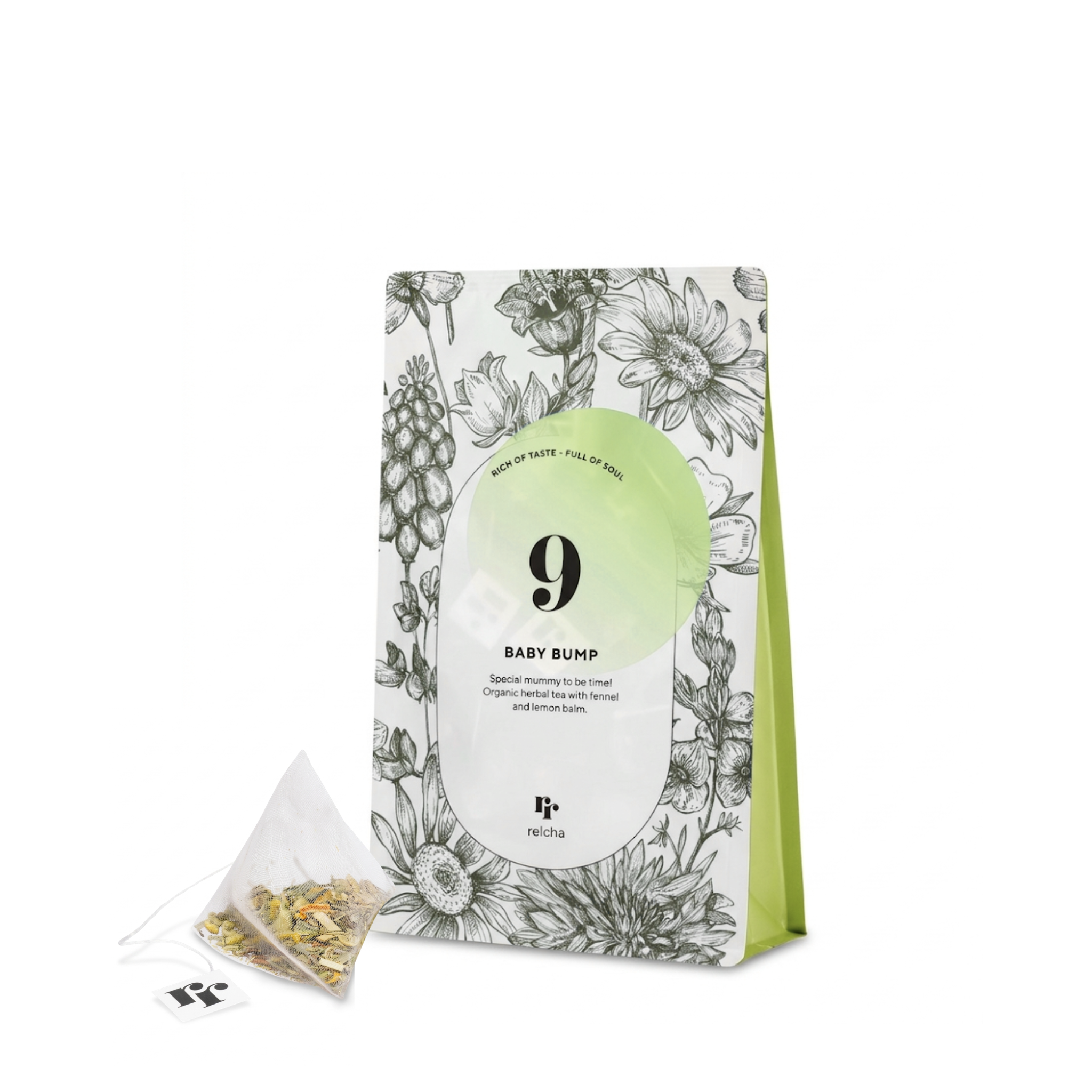 
                  
                    Baby Bump Organic Pregnancy Herbal Tea – Caffeine-Free Tea for Expecting Mothers | Relcha
                  
                