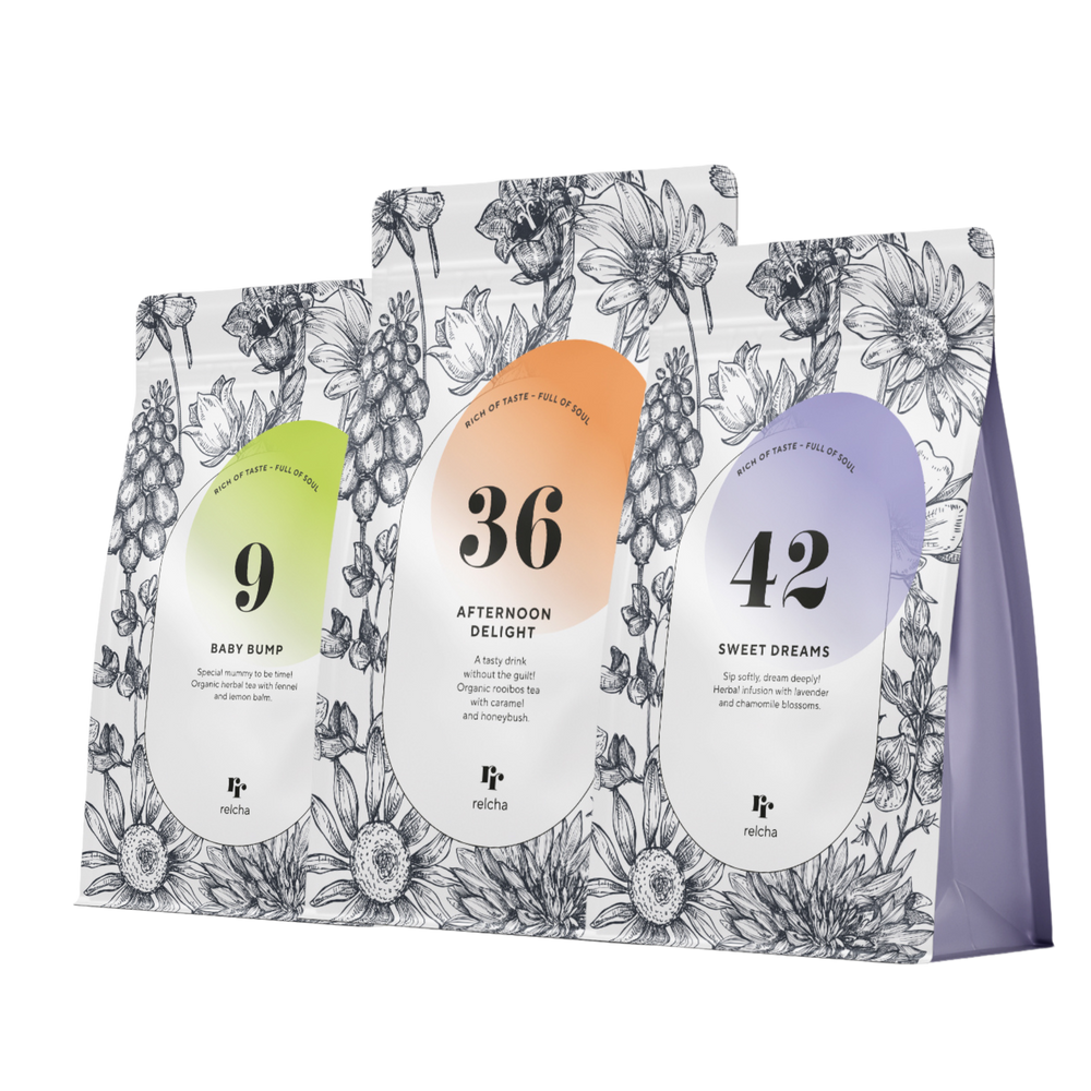 Family Wellness Collection premium organic teas for the whole family by Relcha