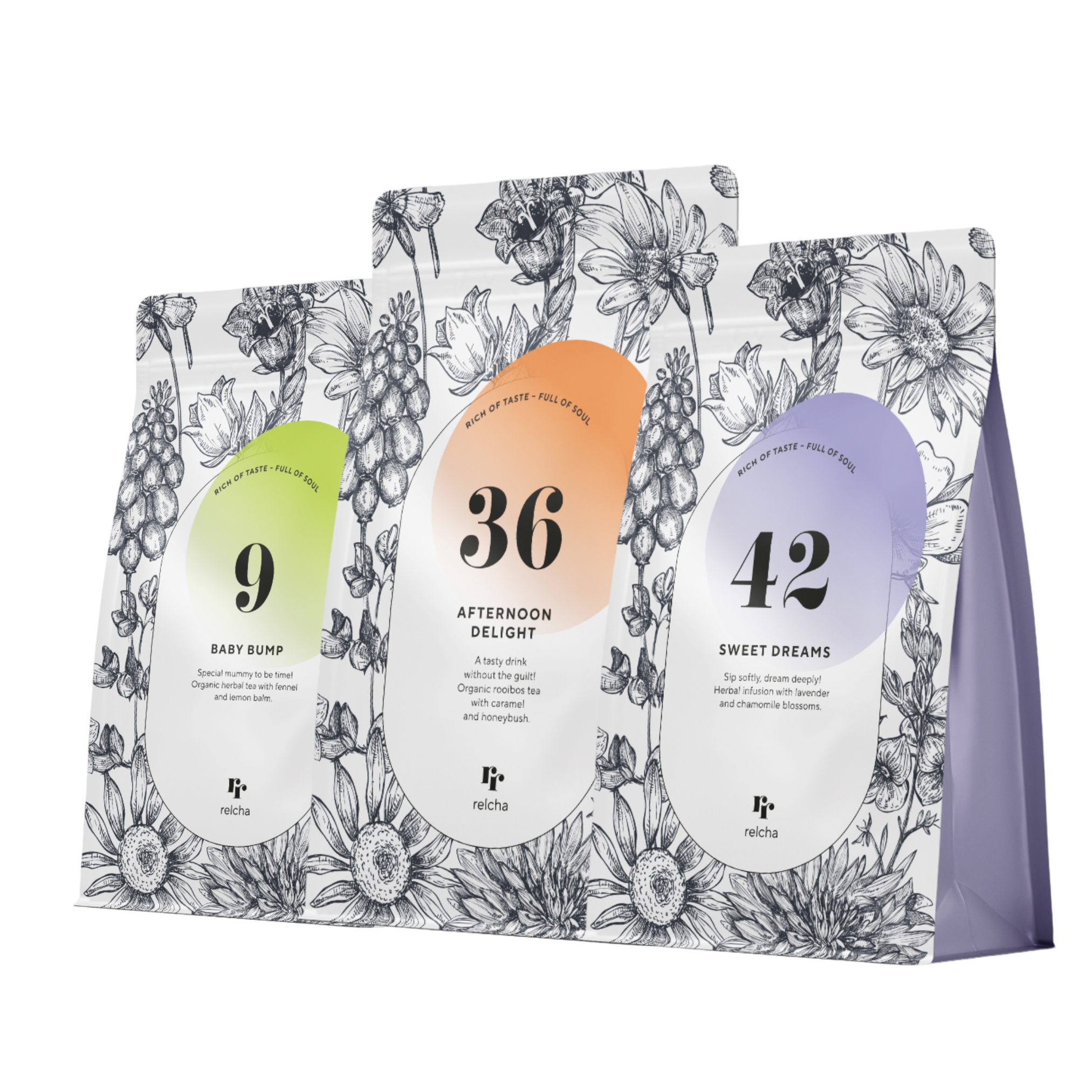 Family Wellness Collection premium organic teas for the whole family by Relcha